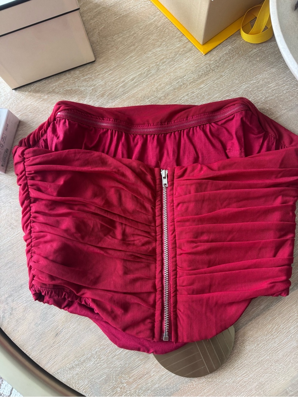 Strapless Ruched Top - Picture 5 of 6